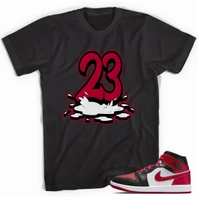 1 Mid Alternate Bred Toe Shirt 23 Melting