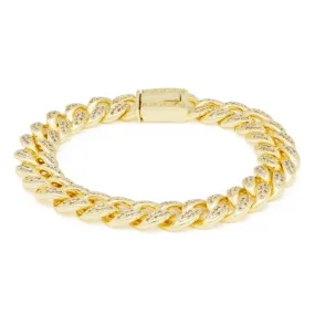 12mm Iced Miami Cuban Bracelet