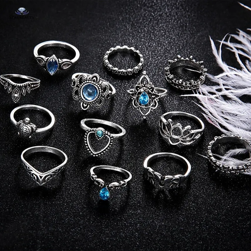 13 Piece Thin Finger / Toe Ring Set