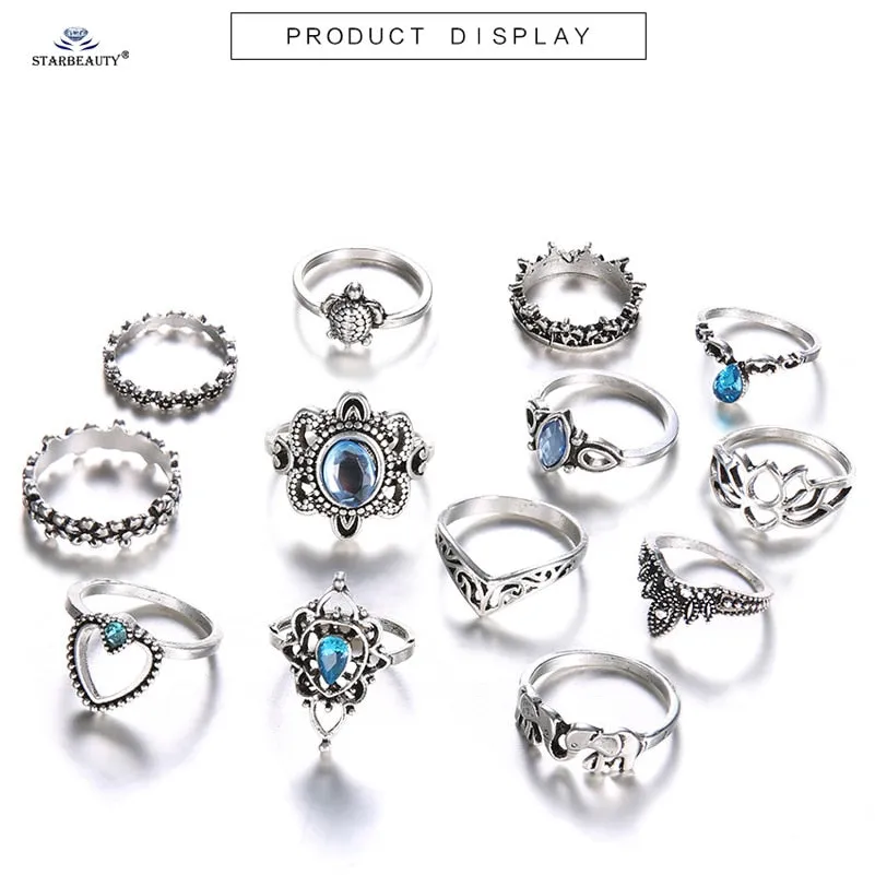 13 Piece Thin Finger / Toe Ring Set