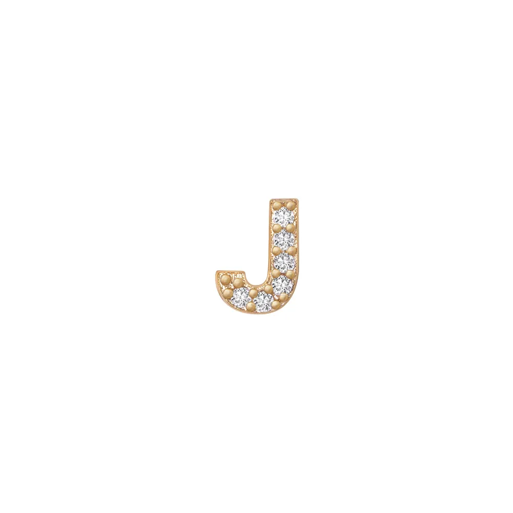 14k Skinny J Charm (yellow)