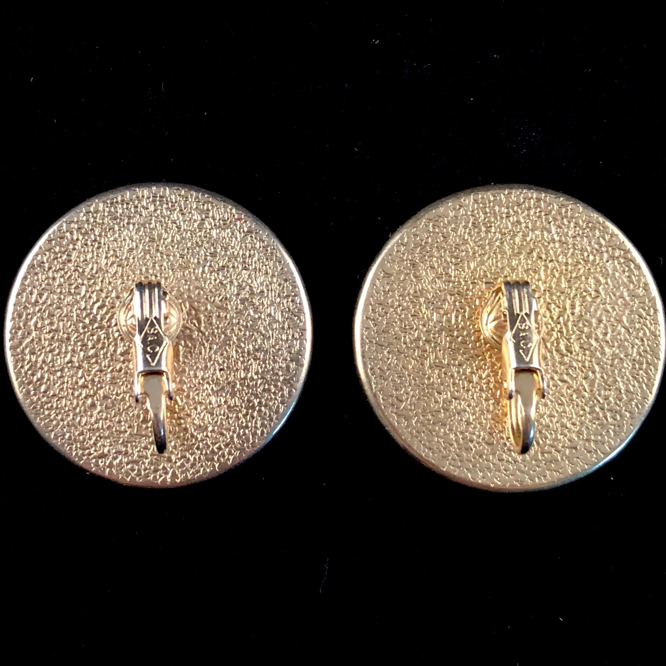 1957 Sarah Coventry Beauty Buttons Earrings