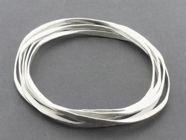 5 in 1 bangle - pure silver