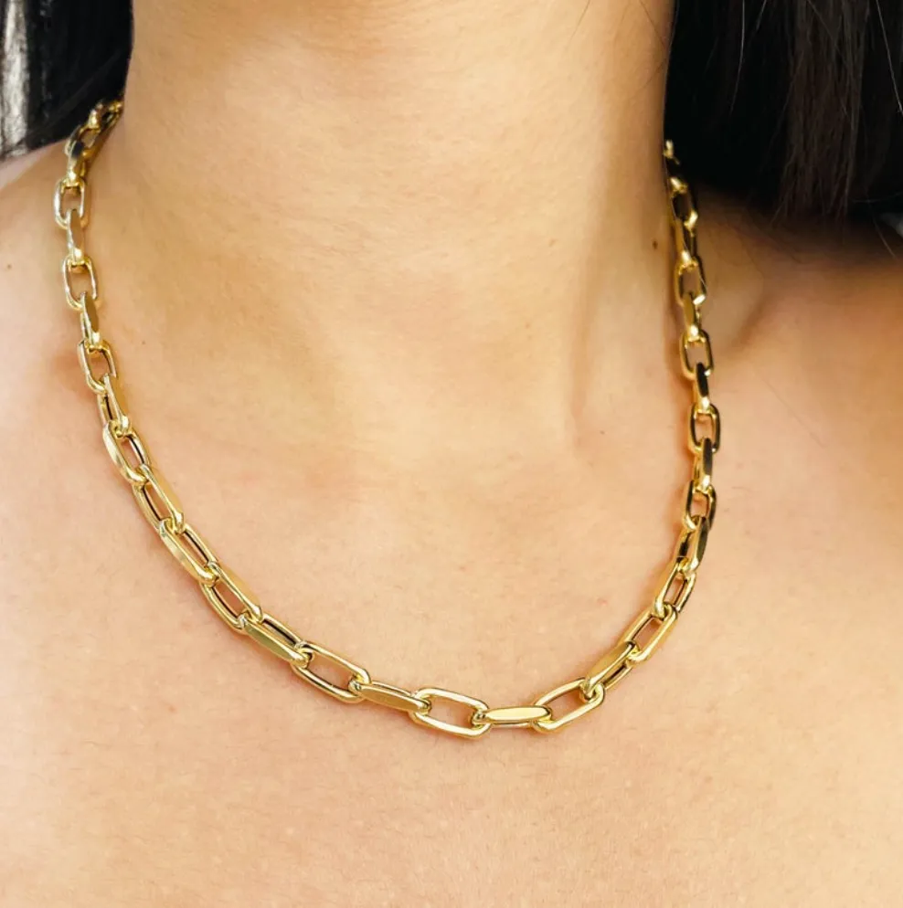 6mm Paperclip Necklace