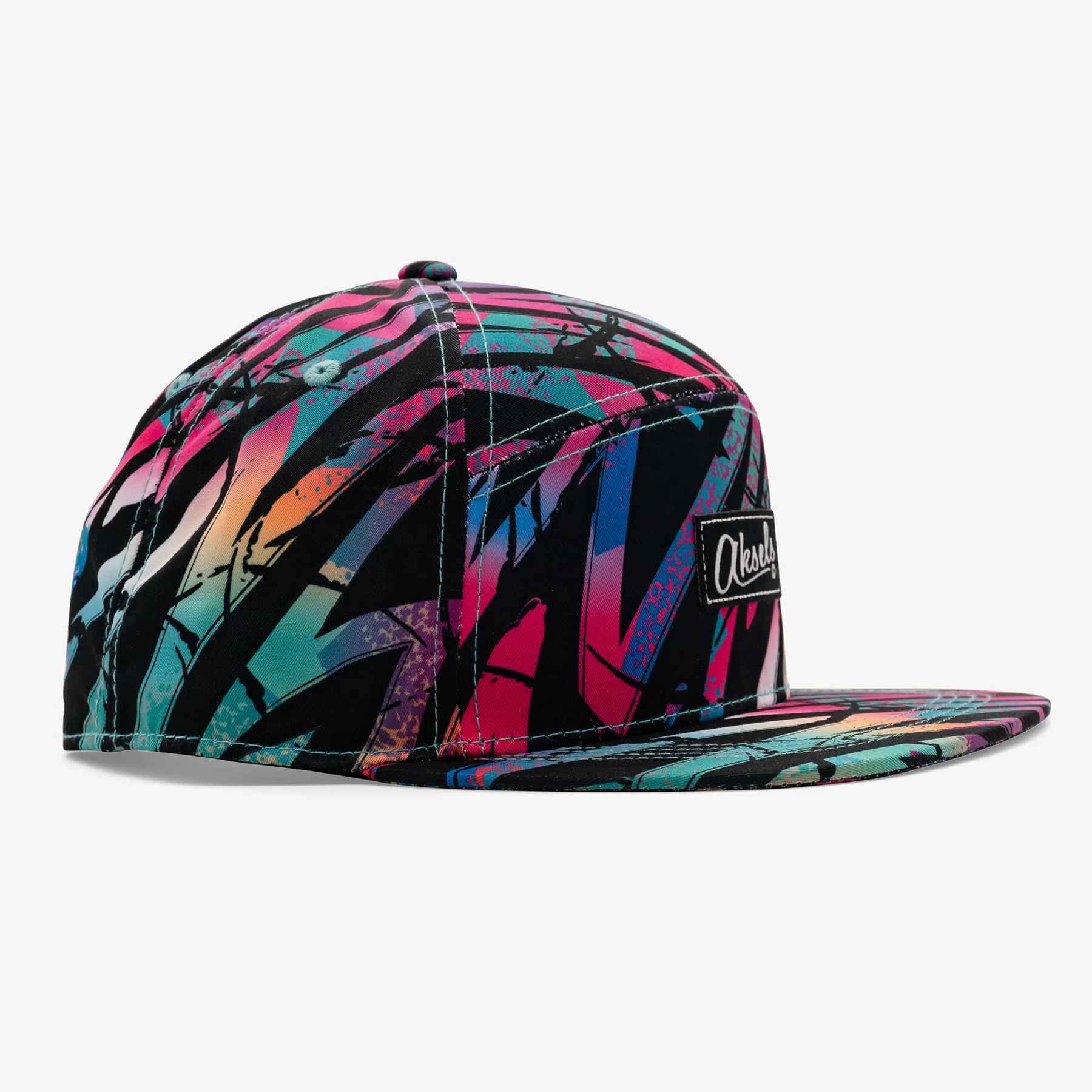 90's Abstract Pattern Camper Hat