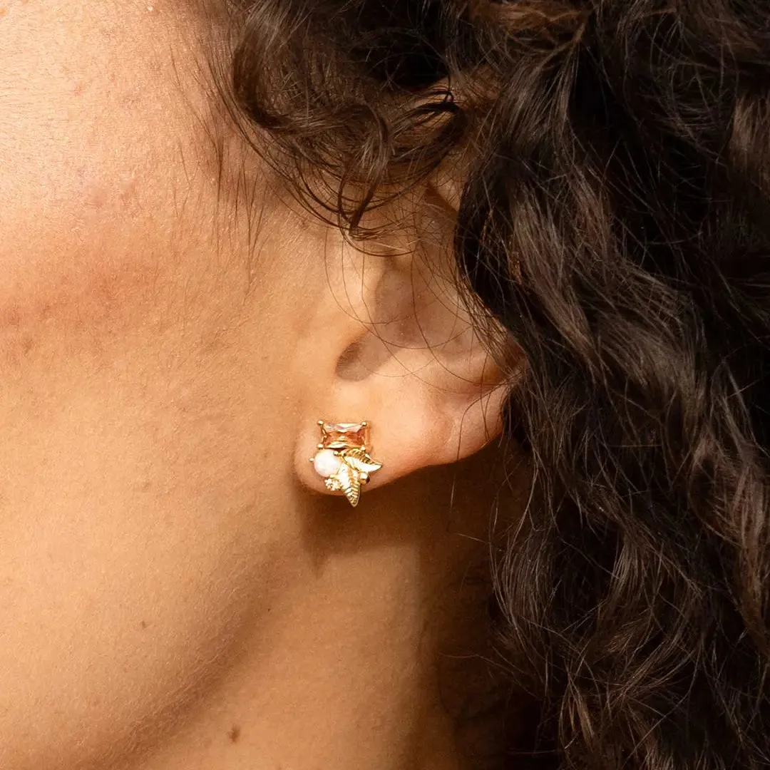 Abundance Leaf Studs