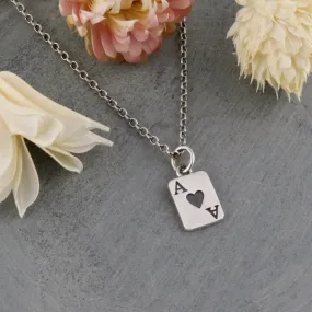 Ace of Hearts Necklace