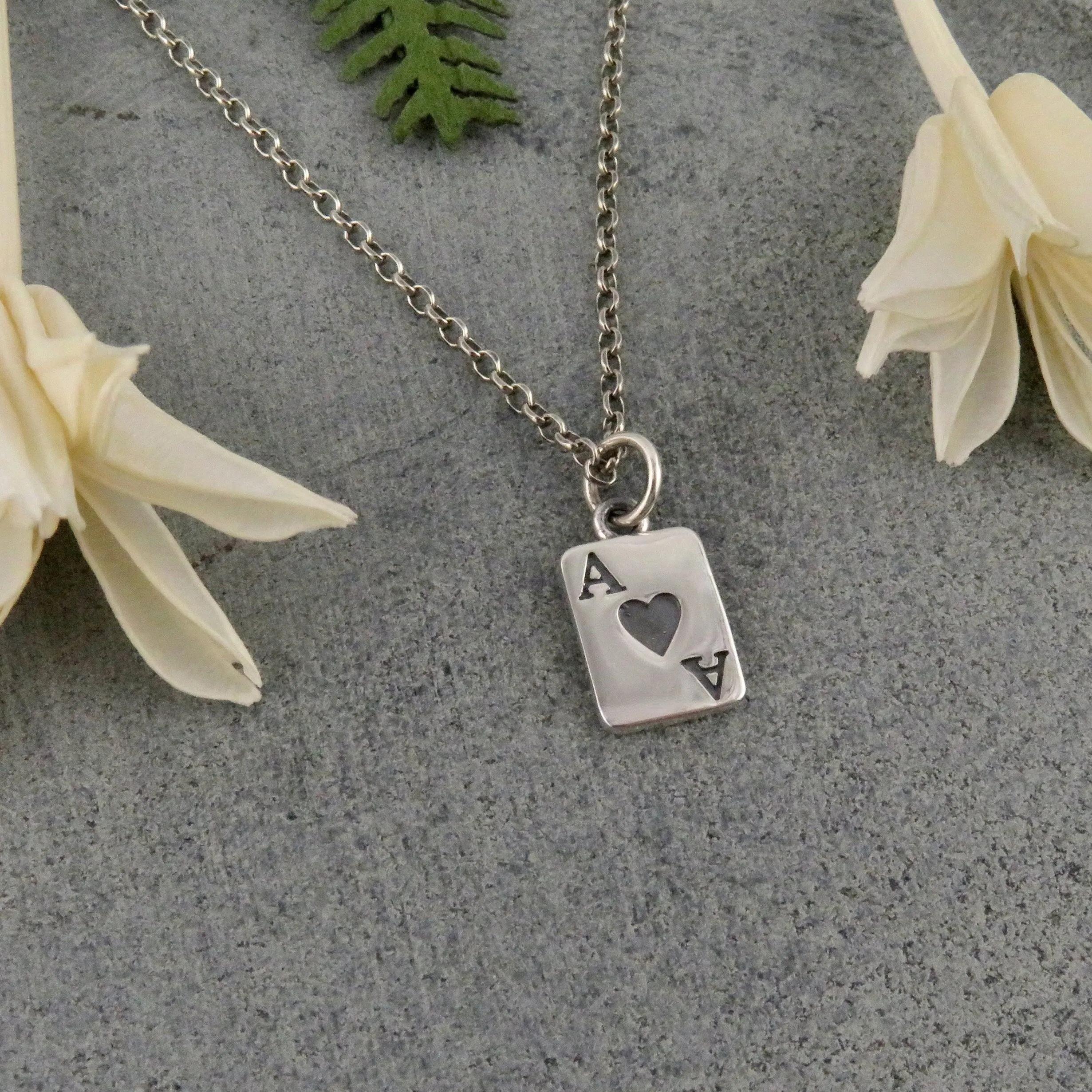 Ace of Hearts Necklace