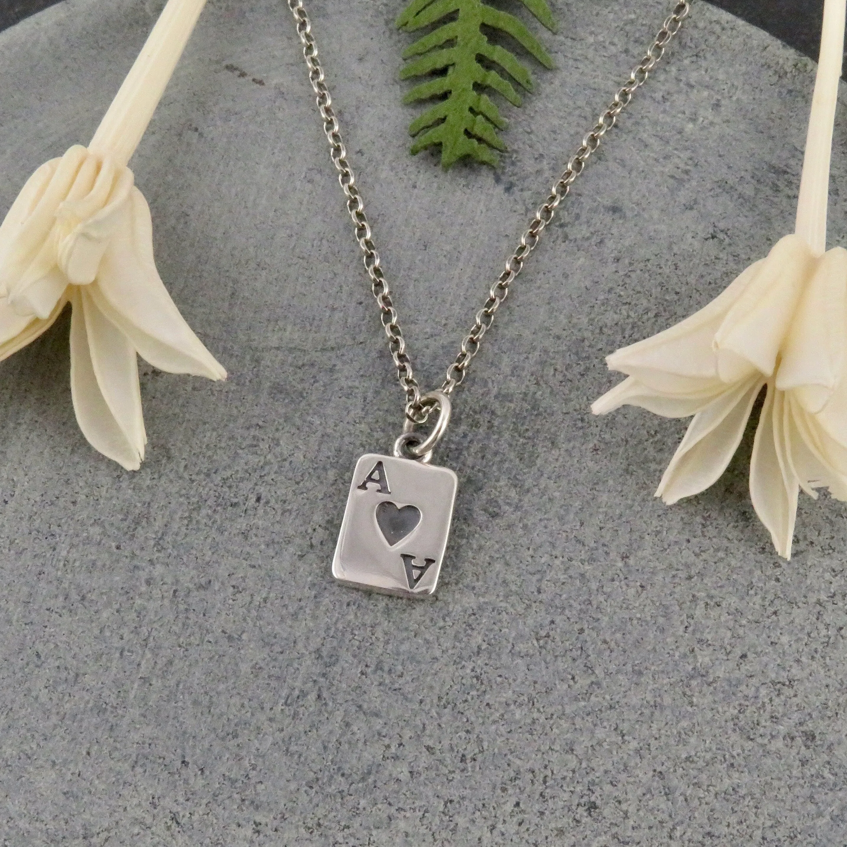 Ace of Hearts Necklace