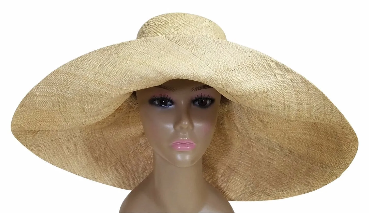 Adamma: Madagascar Big Brim Raffia Sun Hat