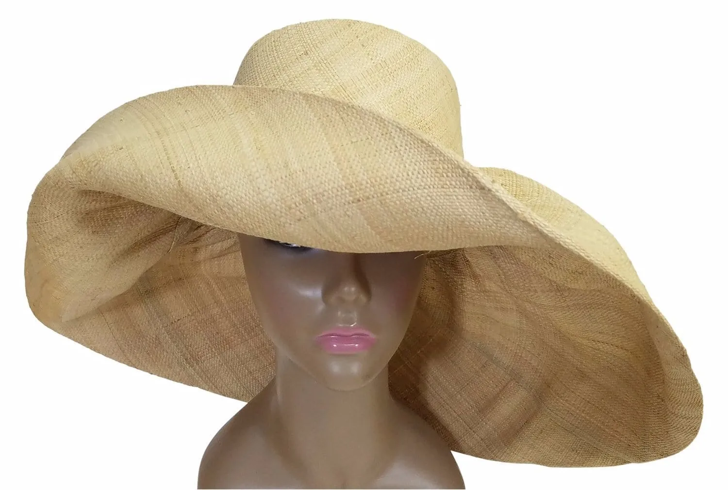 Adamma: Madagascar Big Brim Raffia Sun Hat