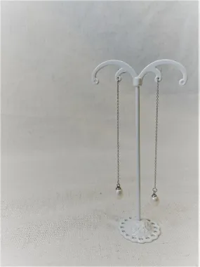 Alice Rose Jewellery - Dangly Pearl Earrings