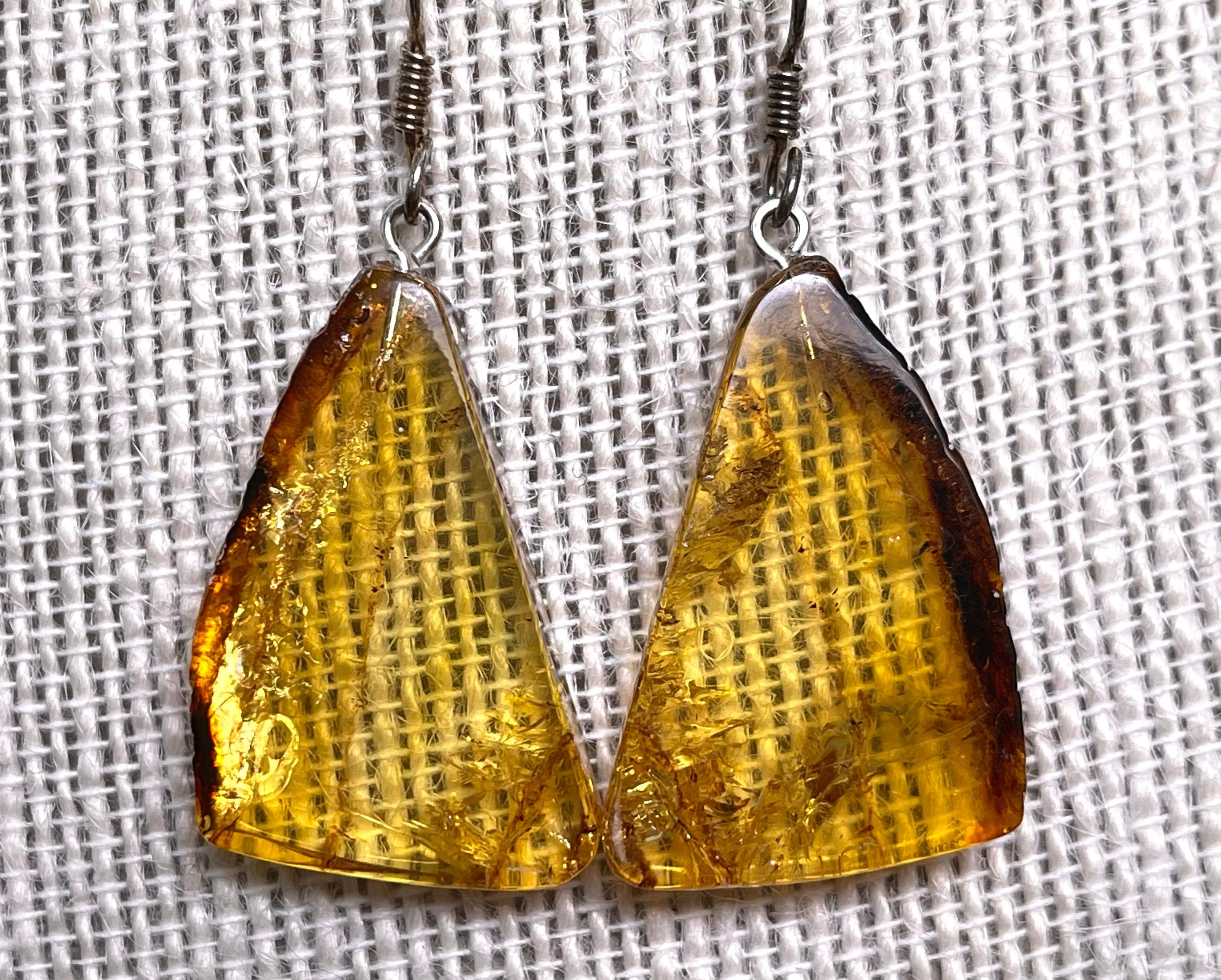 AMBER Crystal Earrings - Statement Earrings, Dangle Earrings, Handmade Jewelry, Healing Crystals and Stones, 50351