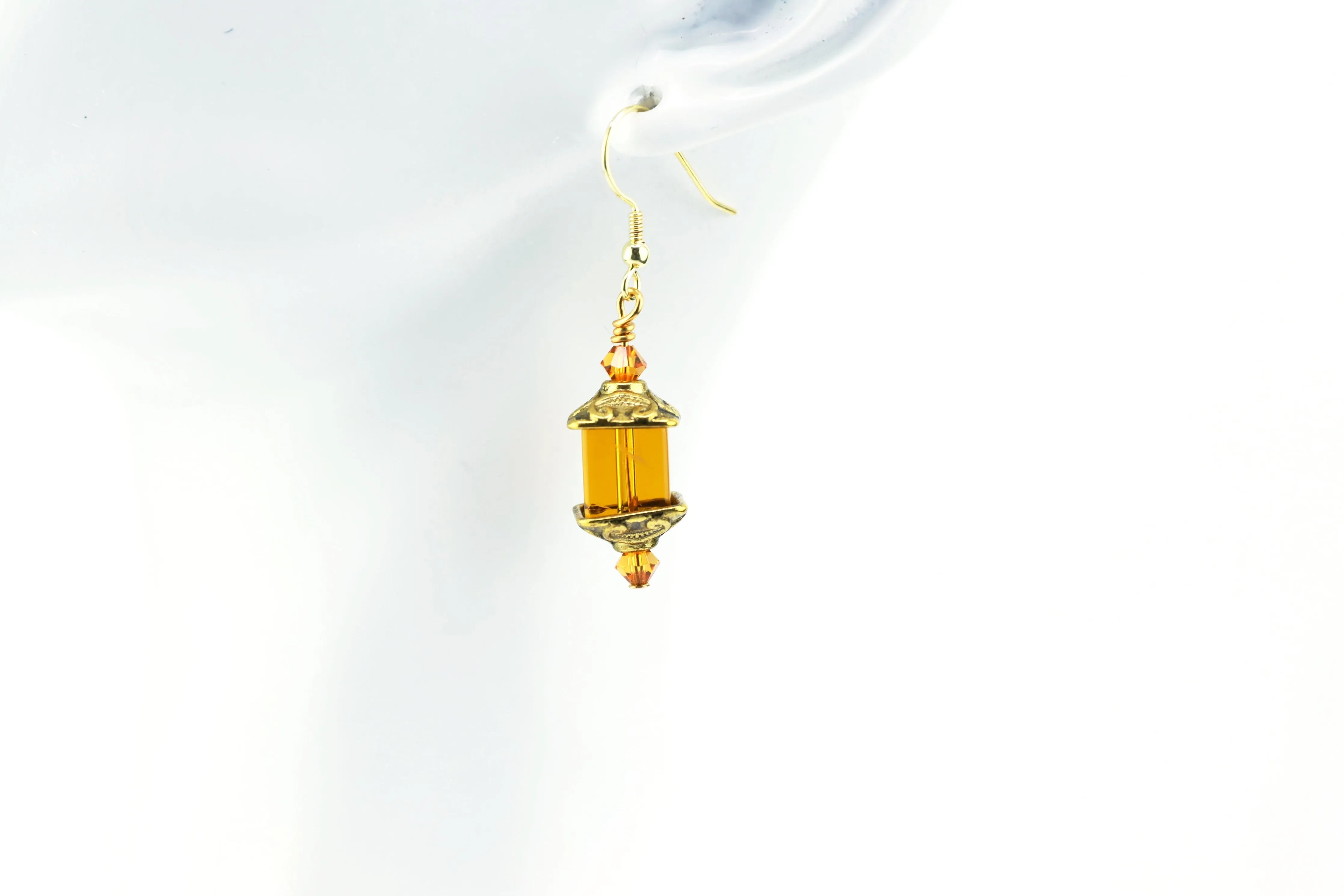 Amber Queen Earrings