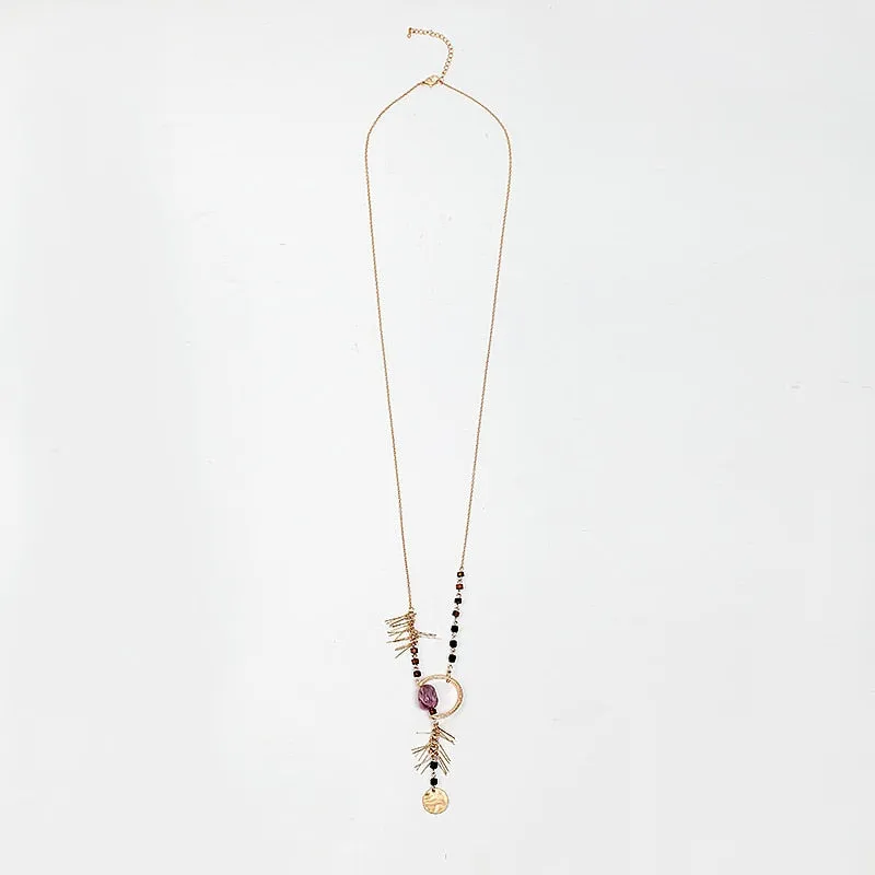 Amelie Handmade Long Chain Necklace