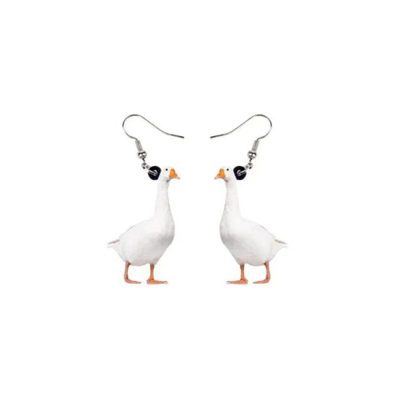 Animal Acrylic Earrings-Hedgehog, Hamster, Frog-MORE!