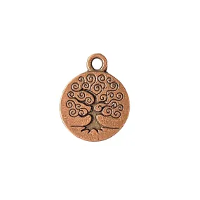 Antique Copper Tree of Life Charm