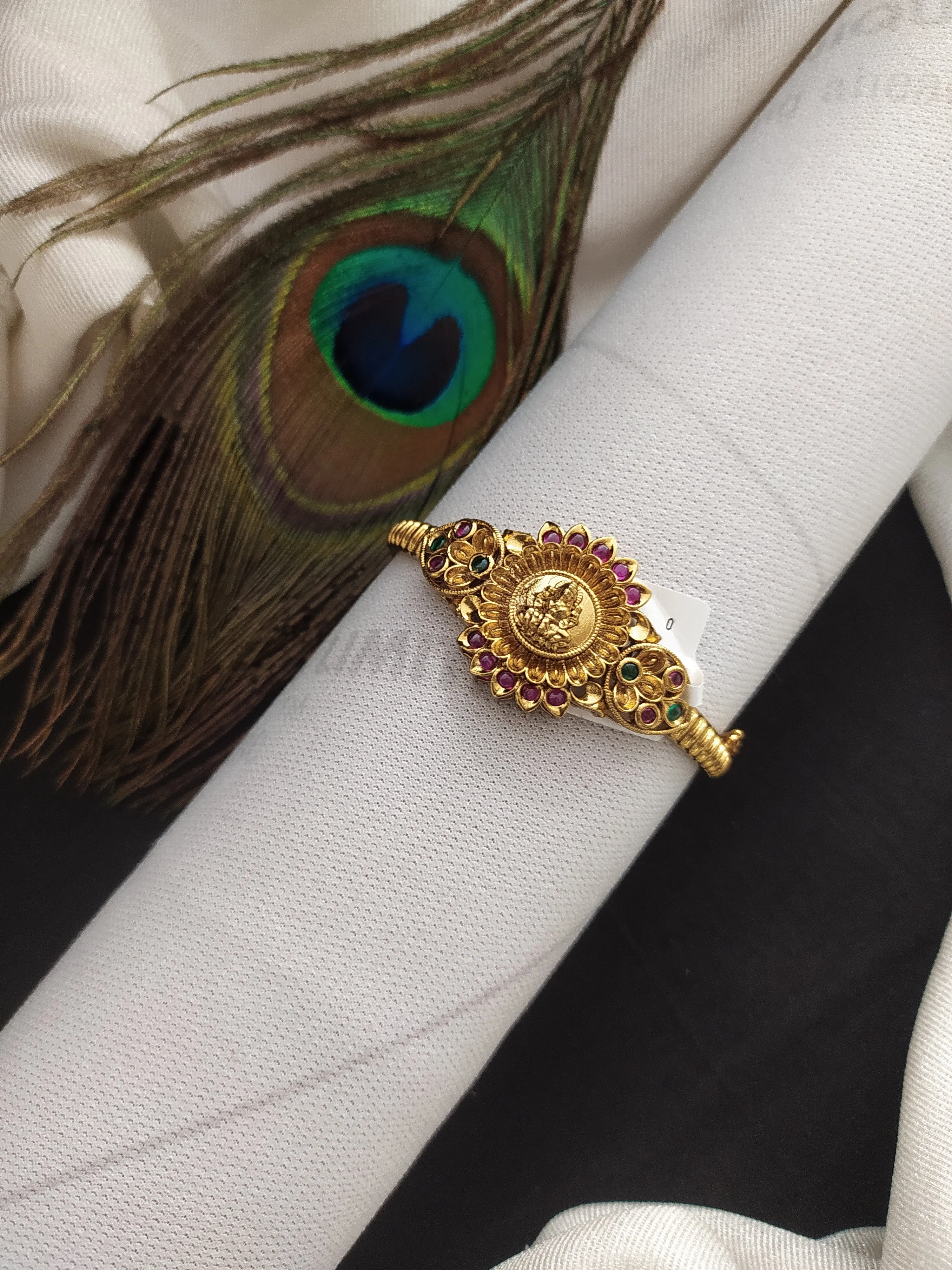 Antique Kada Having the Goddess Lakshmi Design