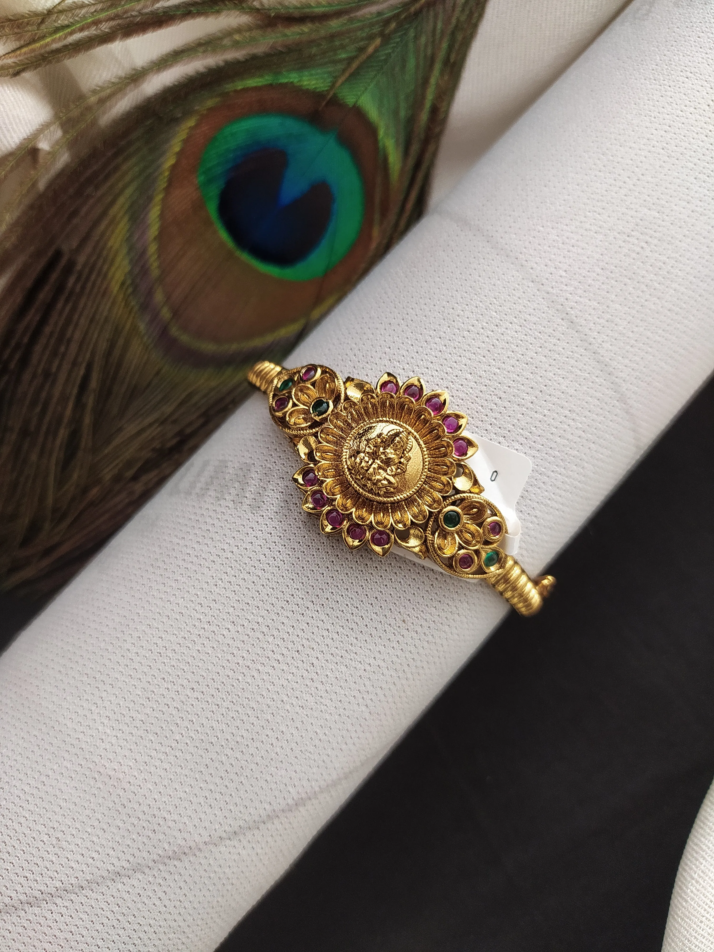 Antique Kada Having the Goddess Lakshmi Design