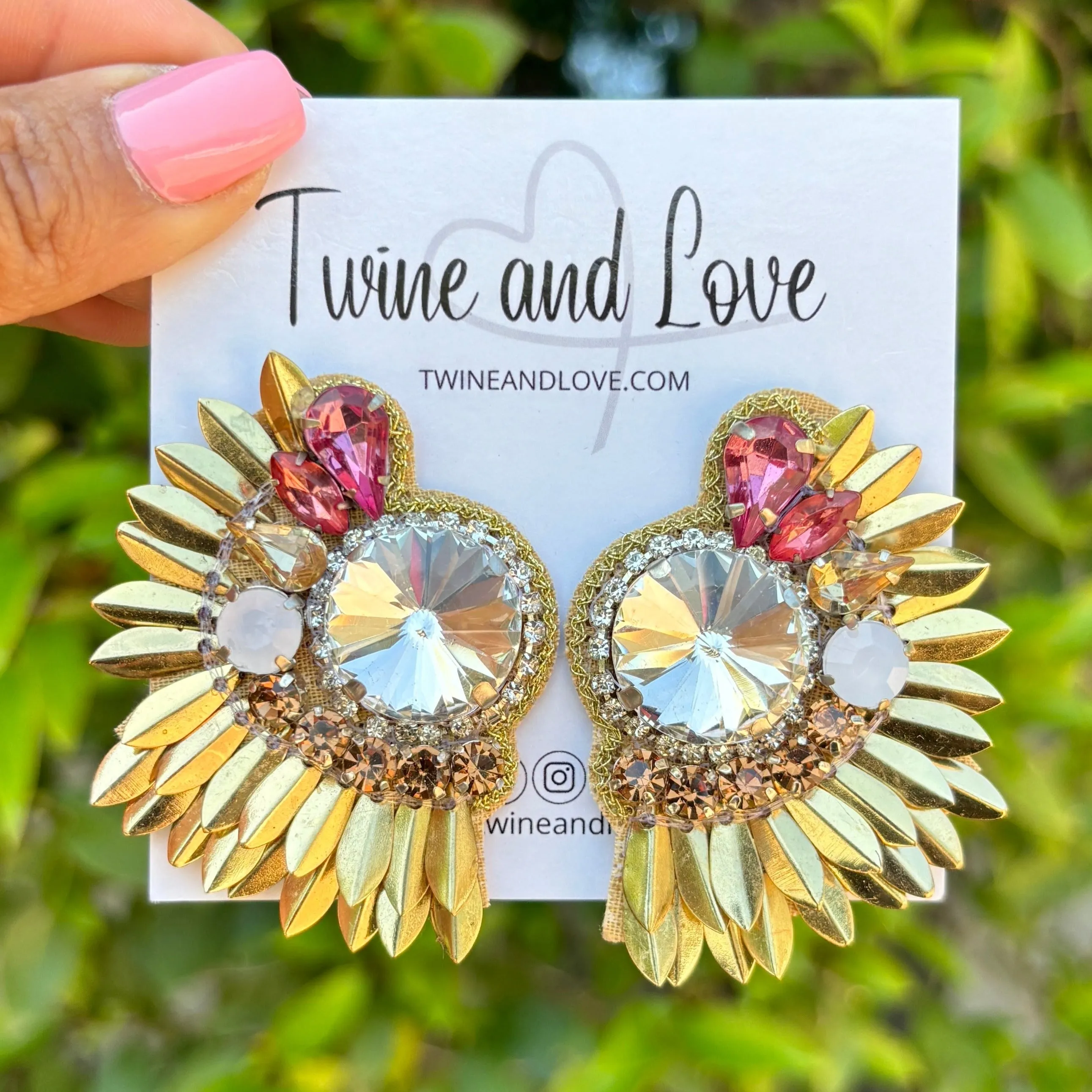 Aria Jeweled Earrings