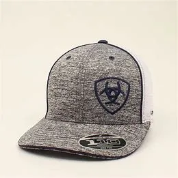 ARIAT Offset Shield Logo Mesh Cap