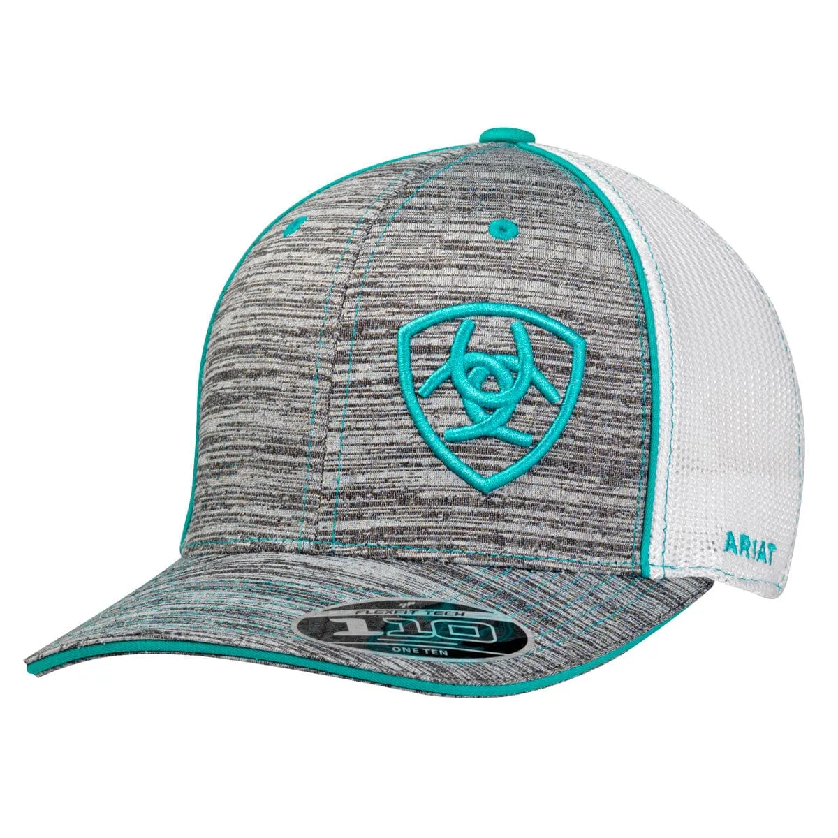 ARIAT Offset Shield Logo Mesh Cap