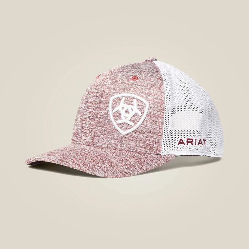 ARIAT Offset Shield Logo Mesh Cap