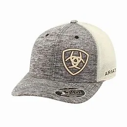 ARIAT Offset Shield Logo Mesh Cap