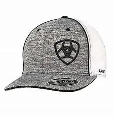 ARIAT Offset Shield Logo Mesh Cap