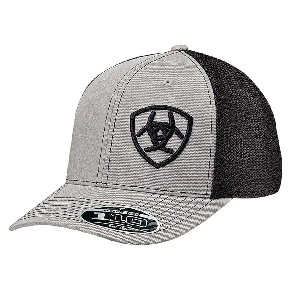 ARIAT Offset Shield Logo Mesh Cap