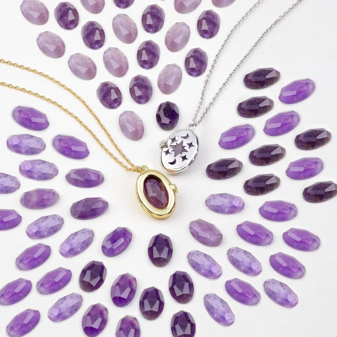 Aura Amethyst Gemstone