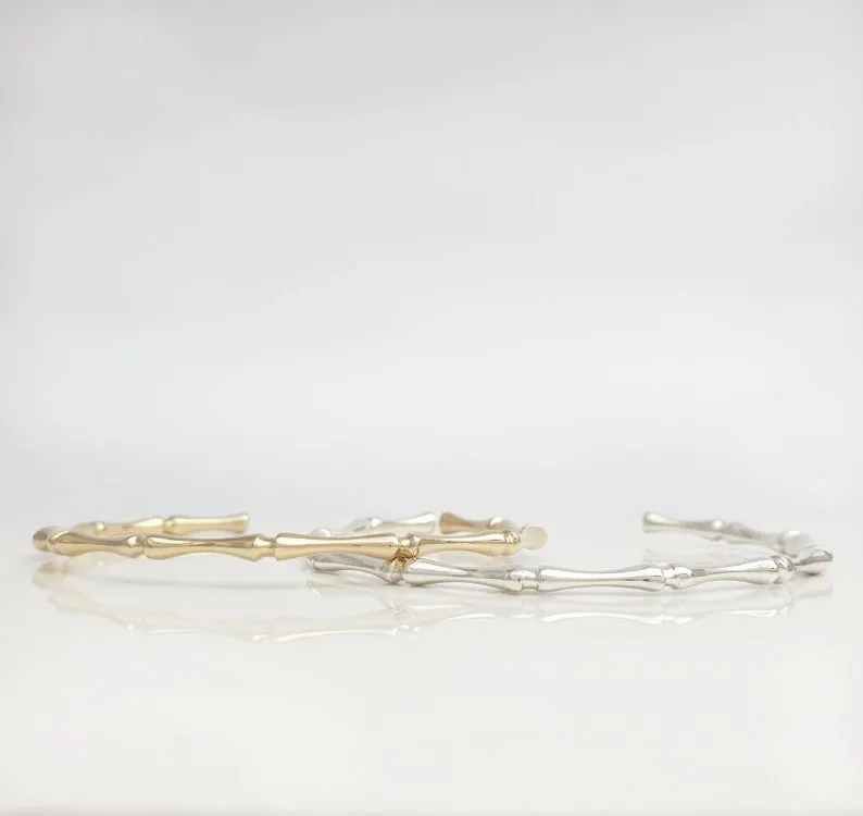 Bamboo Gold Bangle