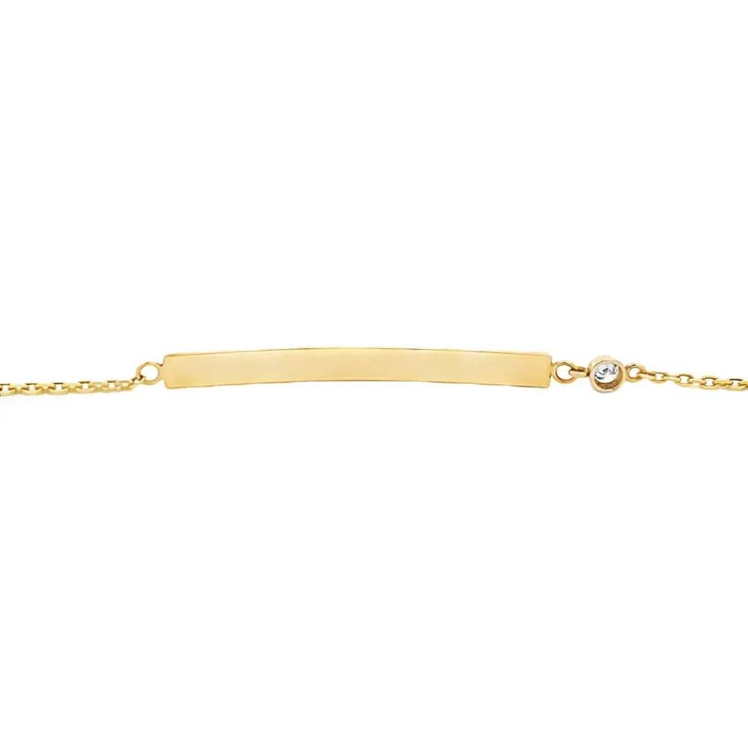 Beeghly & Co. Yellow Gold Diamond Chain Bracelet