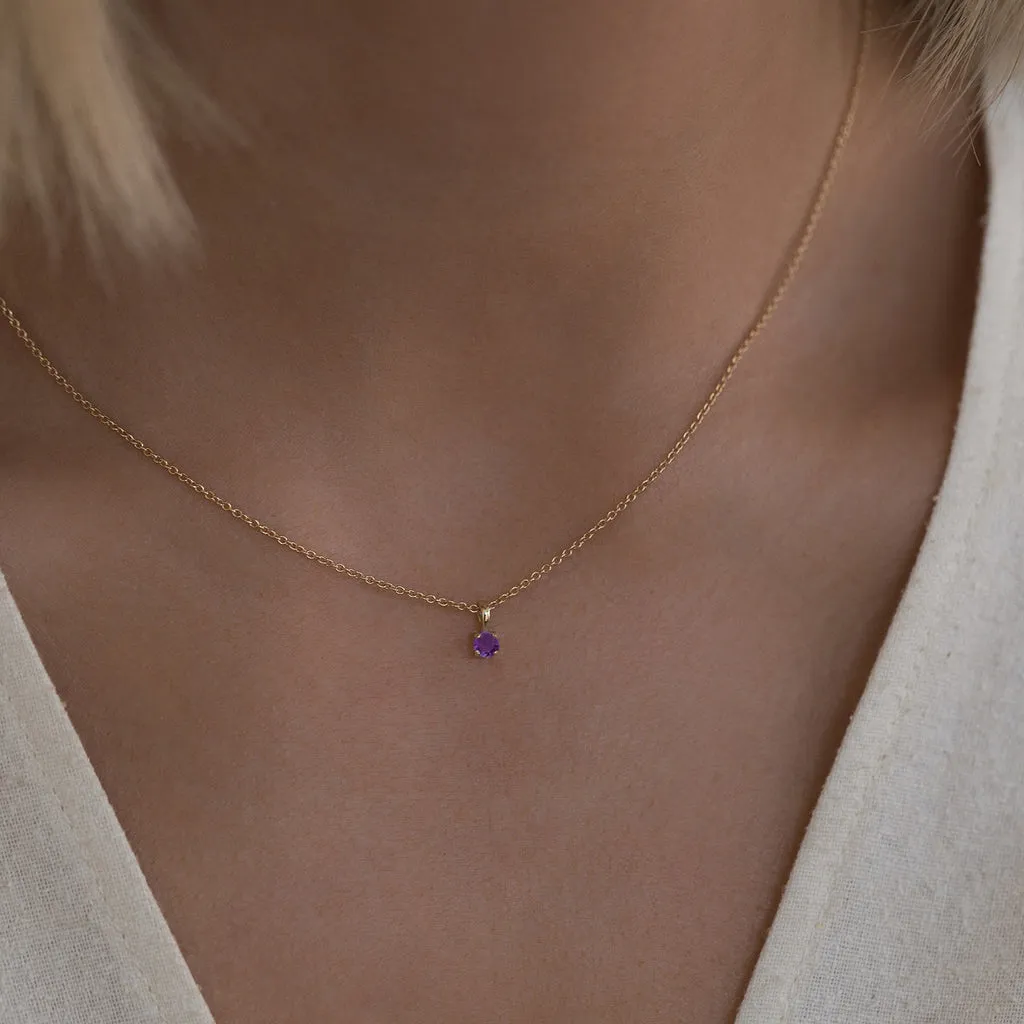 Birthstone Necklace | February