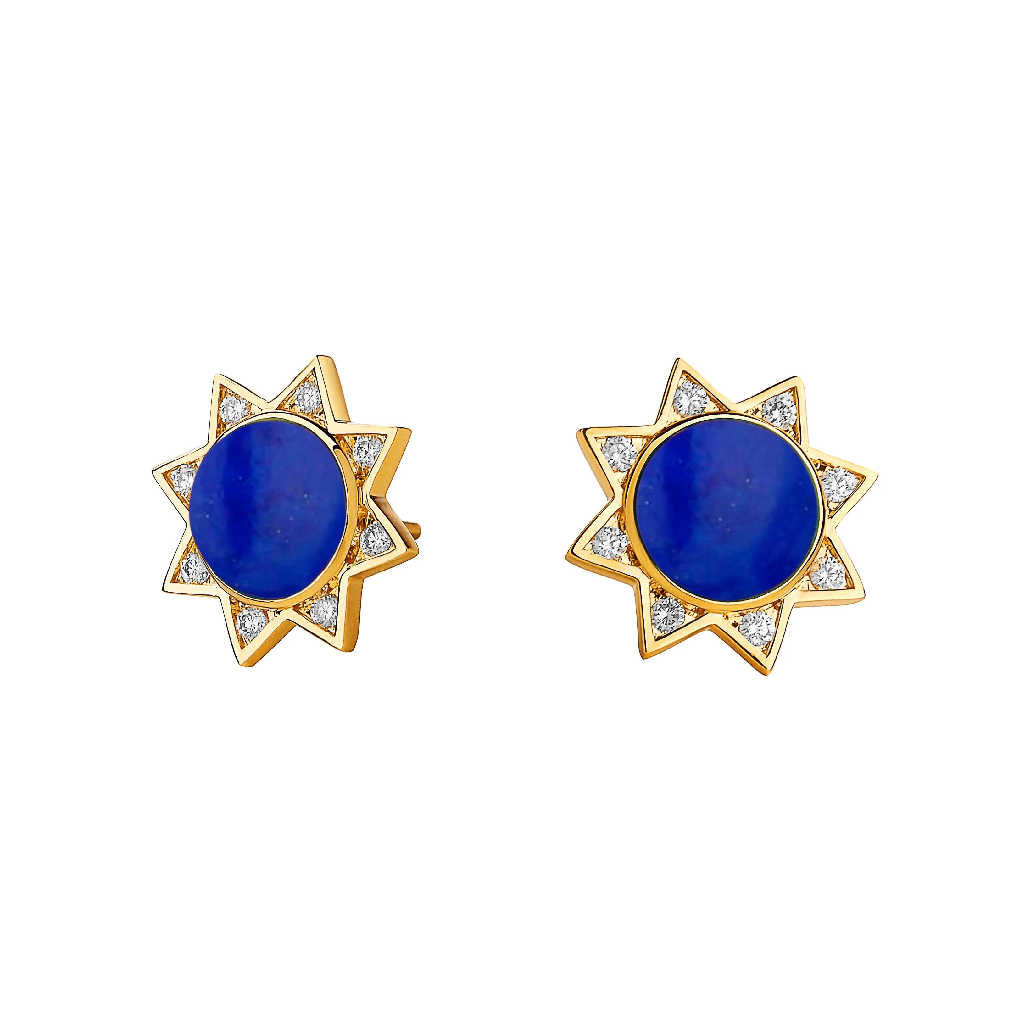 Cabochon Star Studs