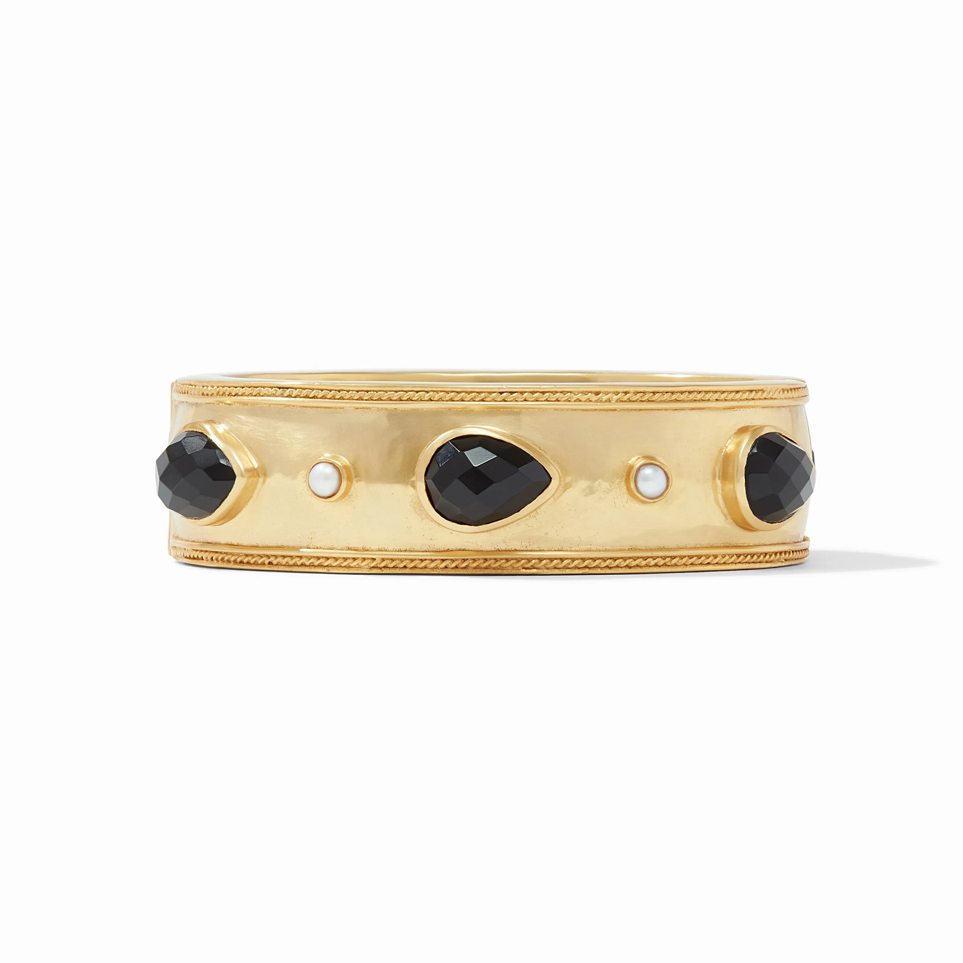 Cannes Stone Statement Hinge Bangle