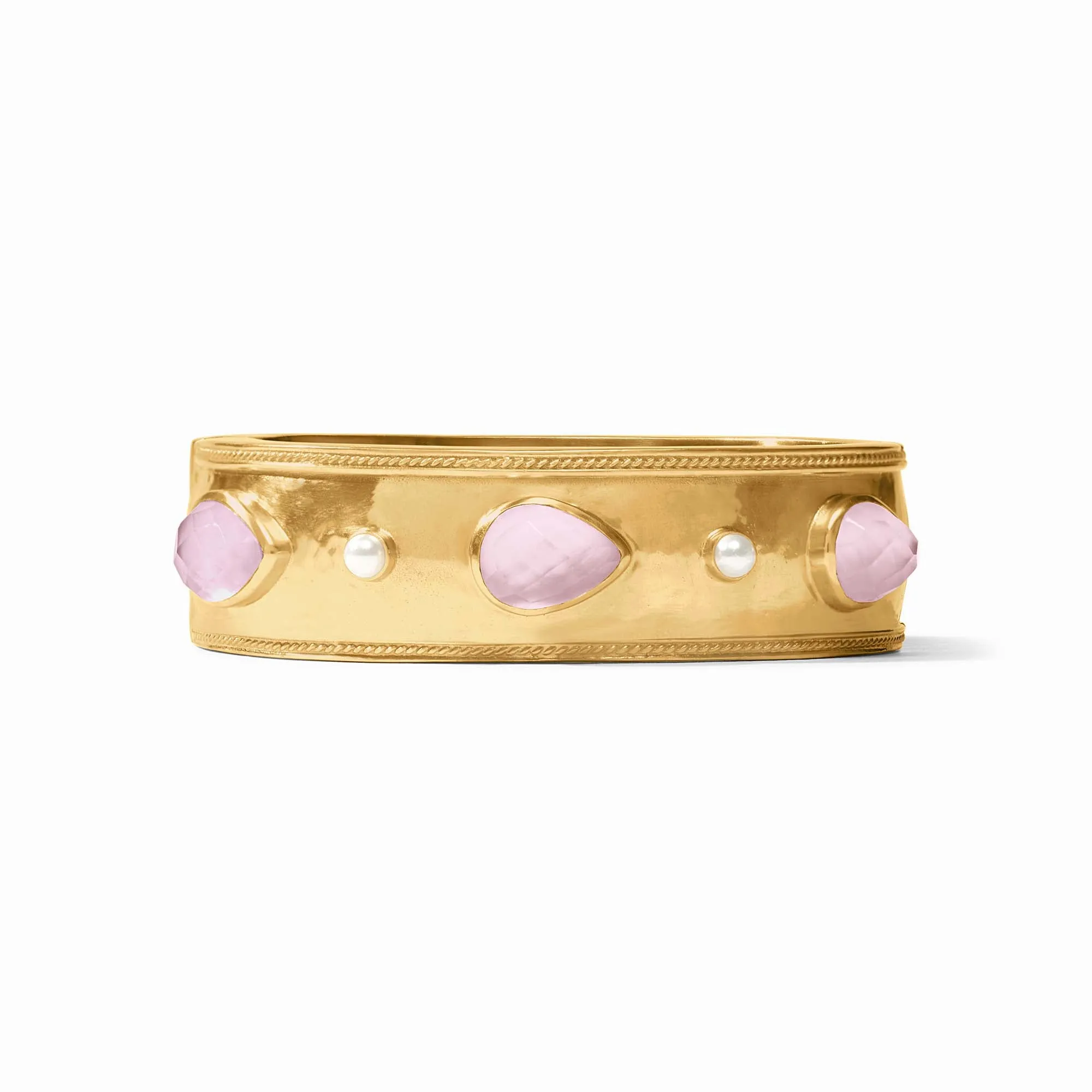 Cannes Stone Statement Hinge Bangle