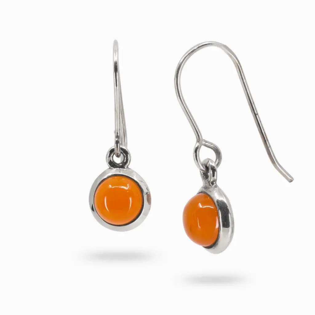 Carnelian Drop Earrings