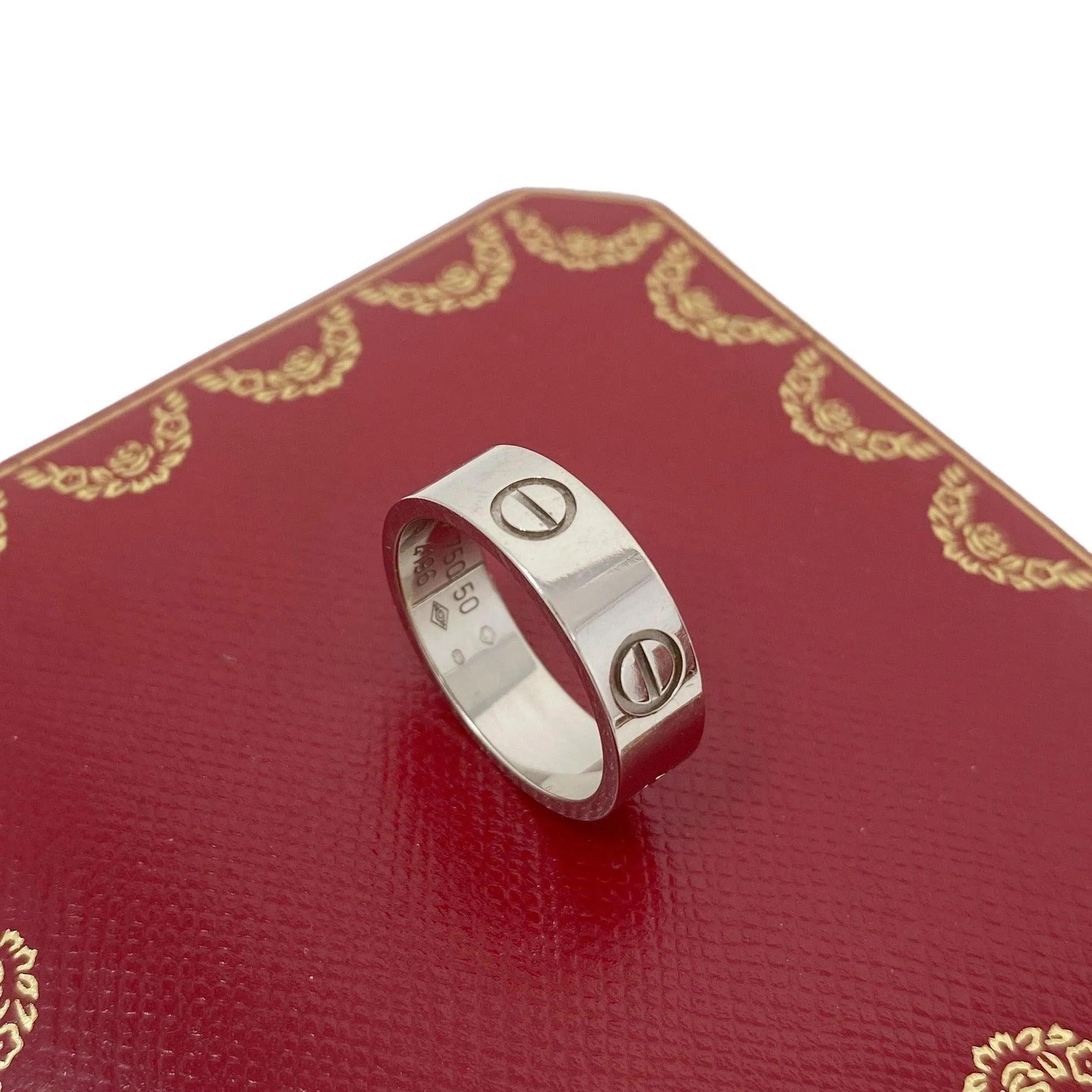 Cartier White Gold Love Ring 50