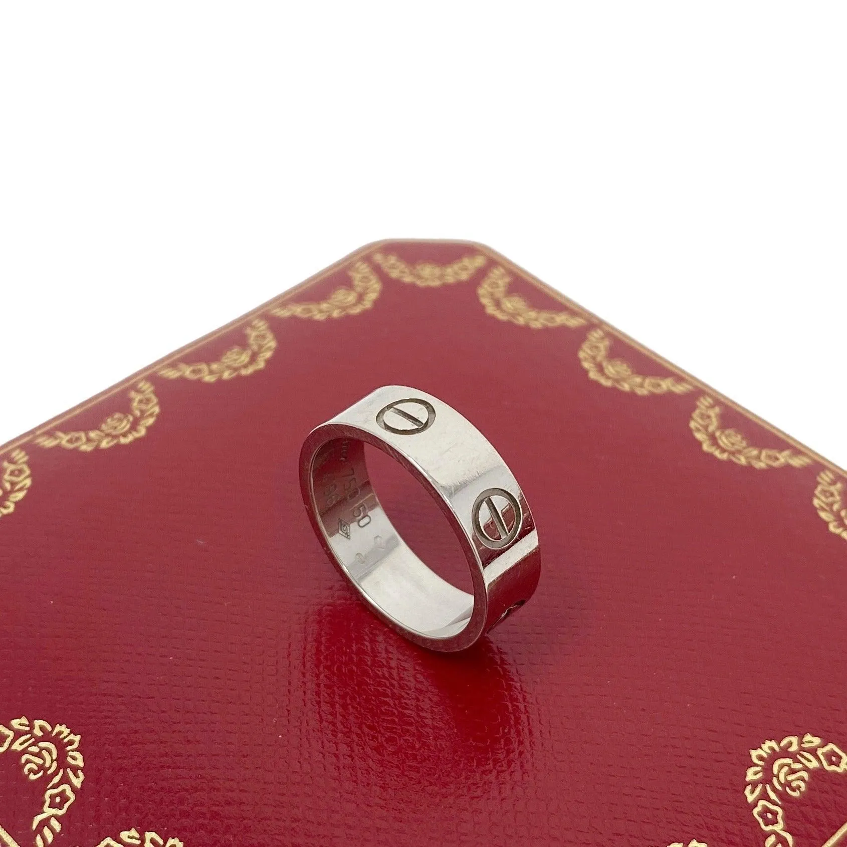 Cartier White Gold Love Ring 50