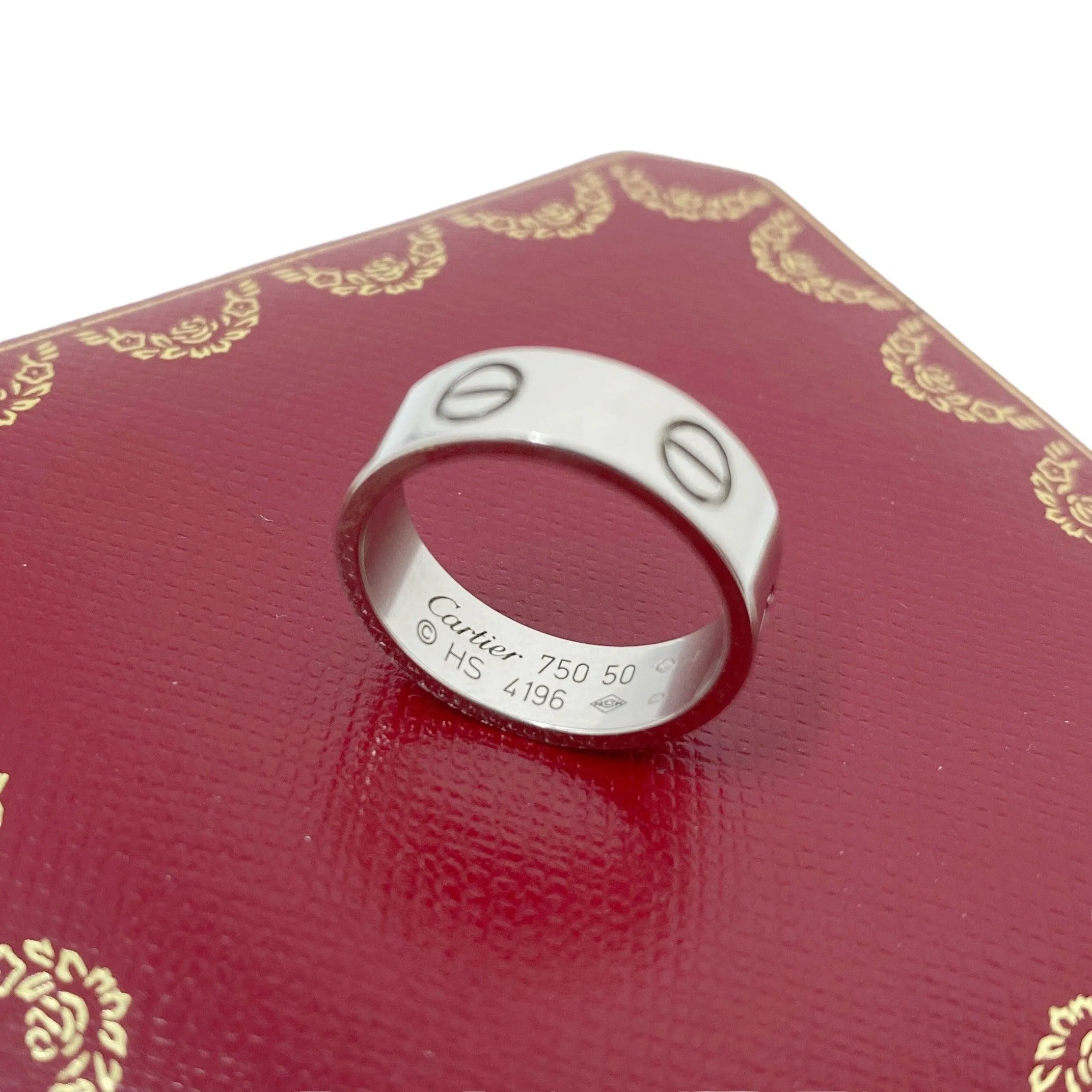 Cartier White Gold Love Ring 50