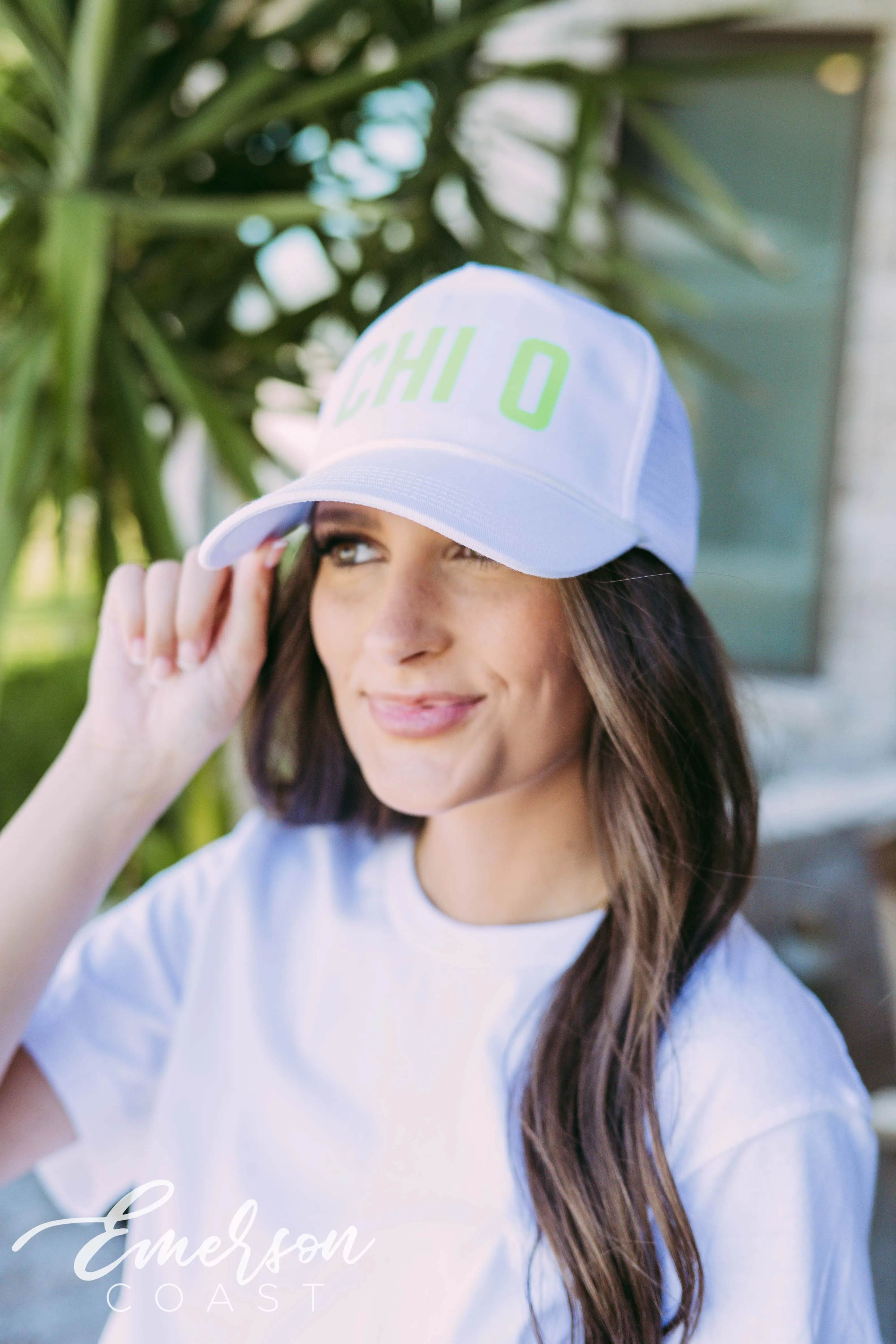 Chi Omega Vinyl PR Hat