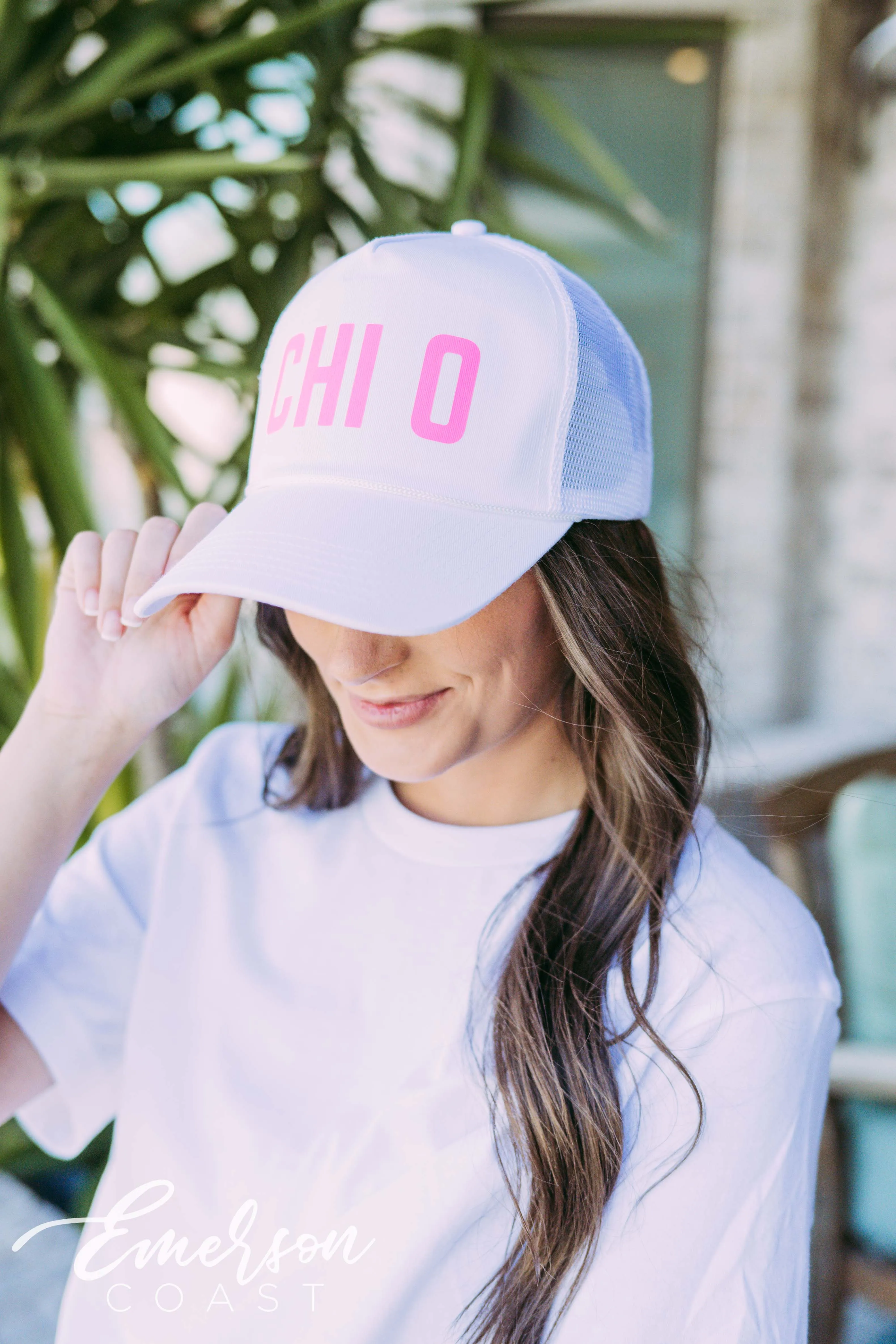 Chi Omega Vinyl PR Hat