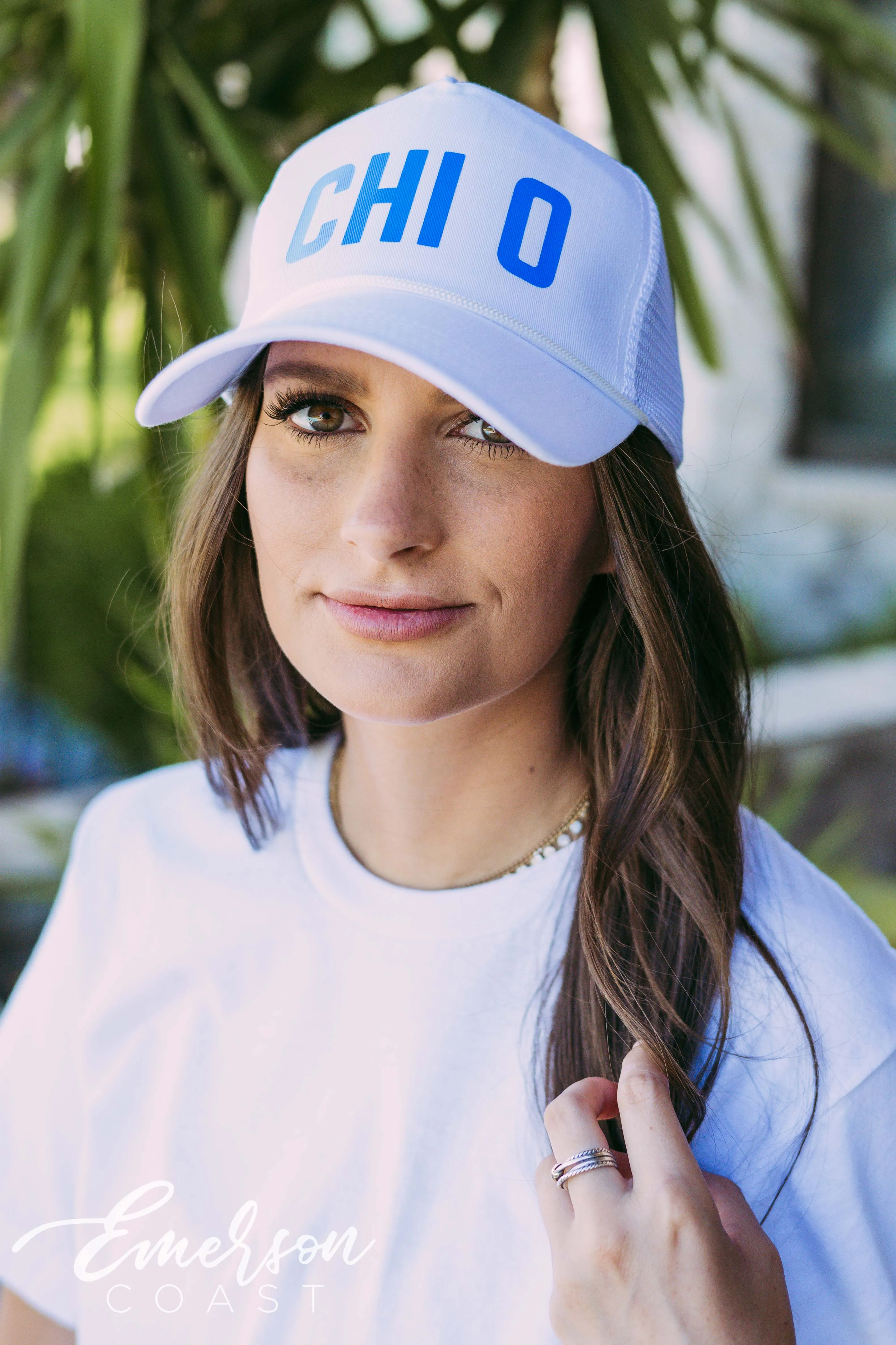 Chi Omega Vinyl PR Hat