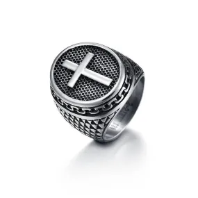 Christian Ring <br> Men's Signet Ring