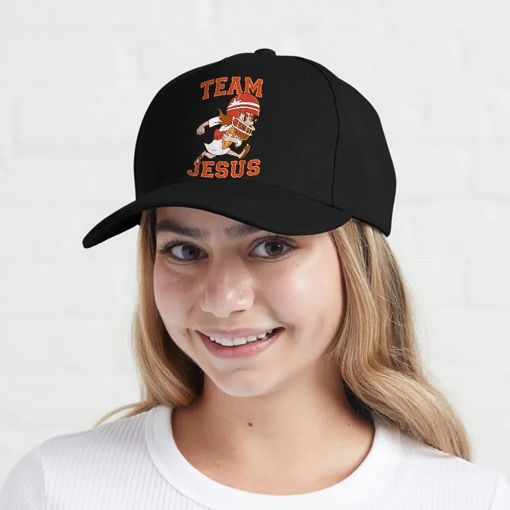 Christian Team Jesus Football Lover Faith Hope Christmas Cap