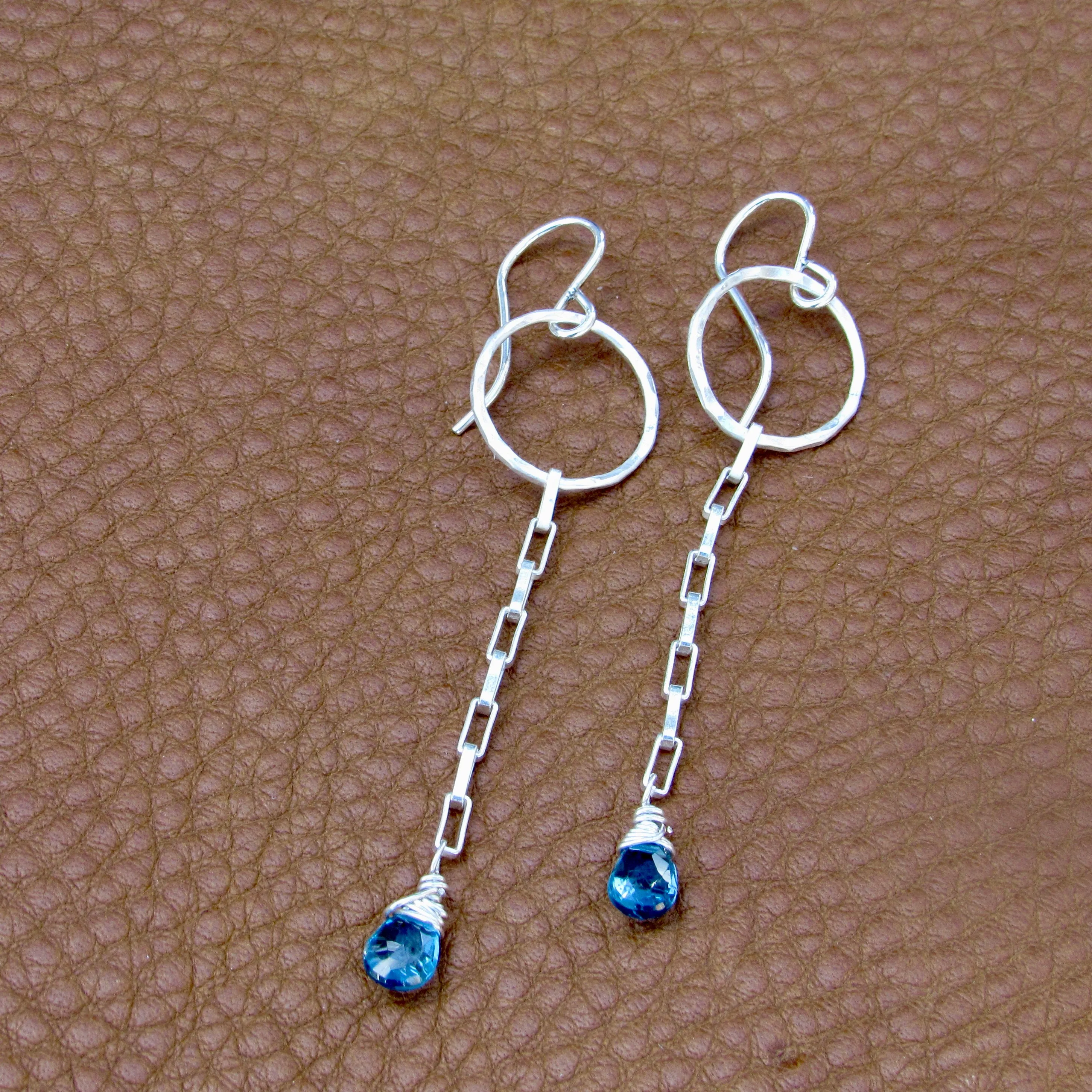 Circle Chain Earrings