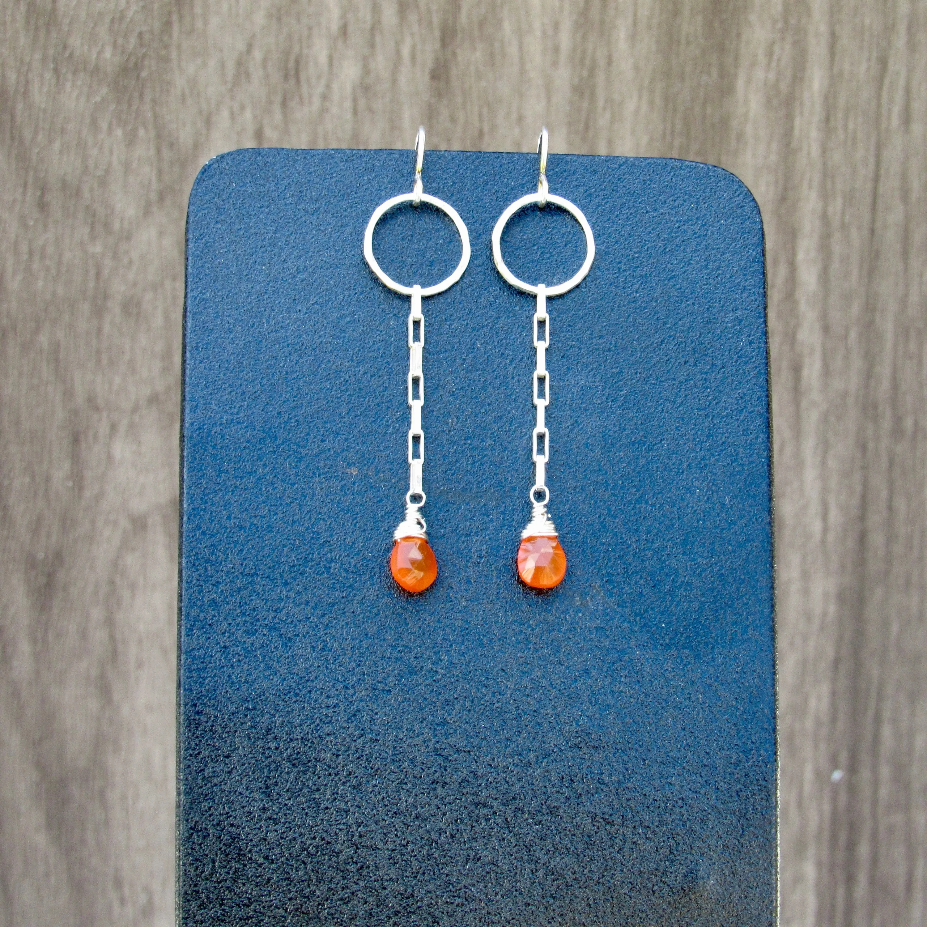 Circle Chain Earrings