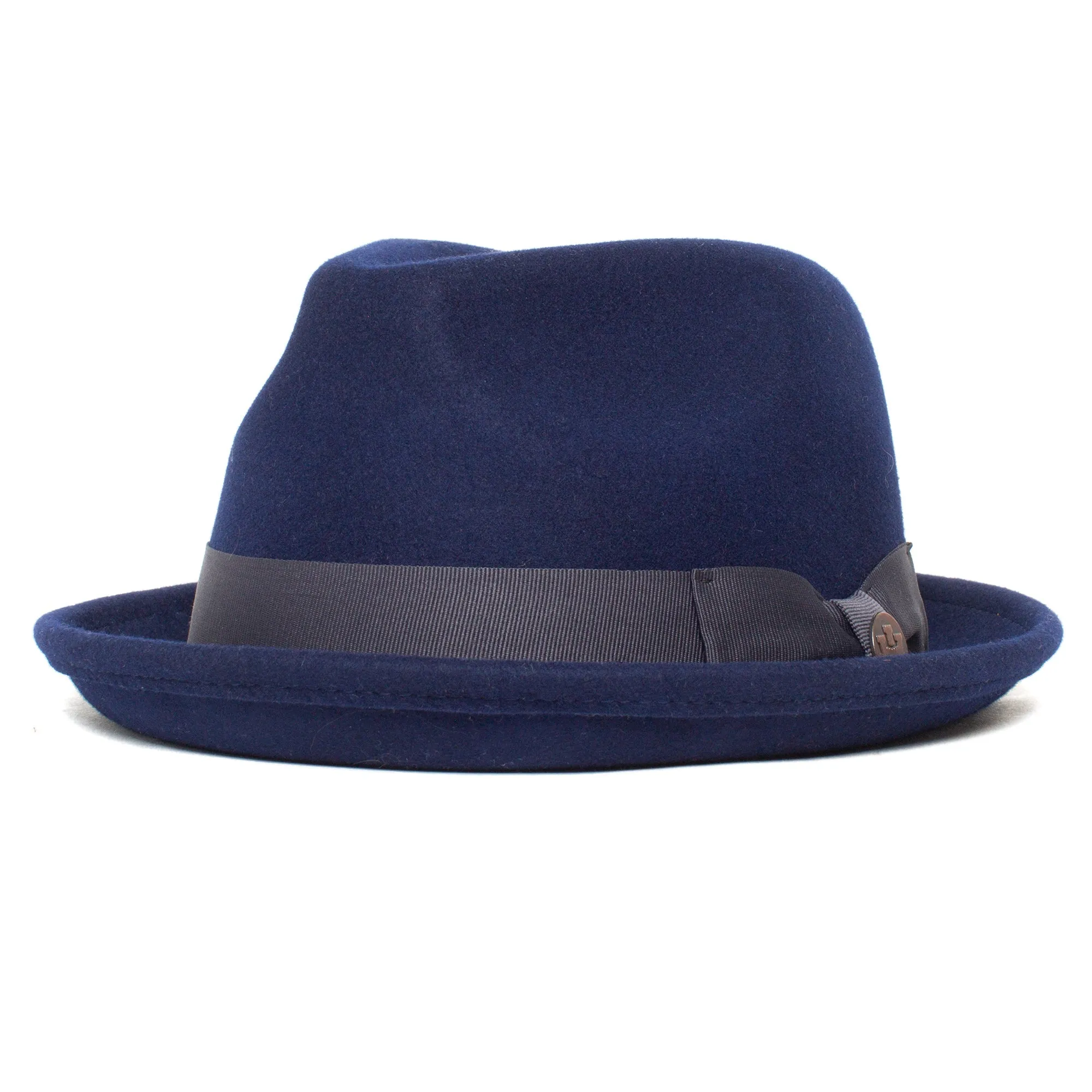 Classic Pork Pie Fedora Hat-Rust