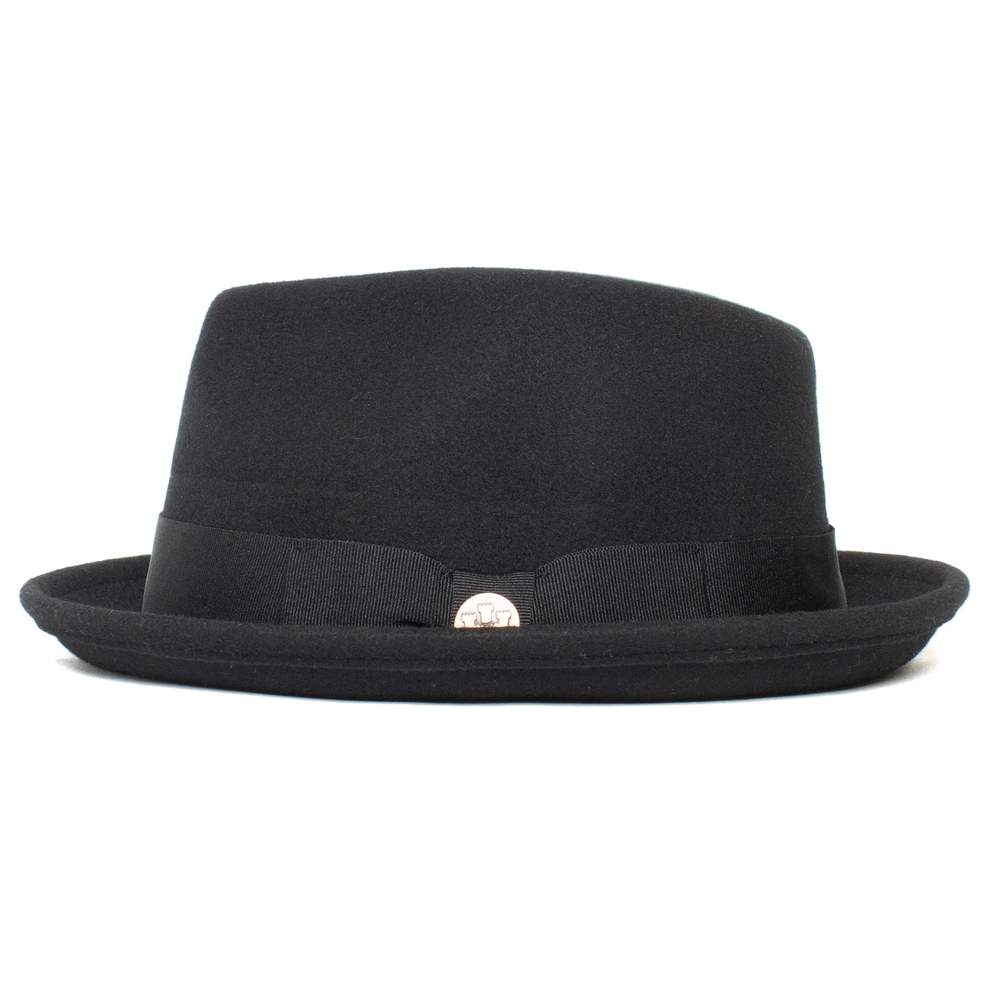 Classic Pork Pie Fedora Hat-Rust